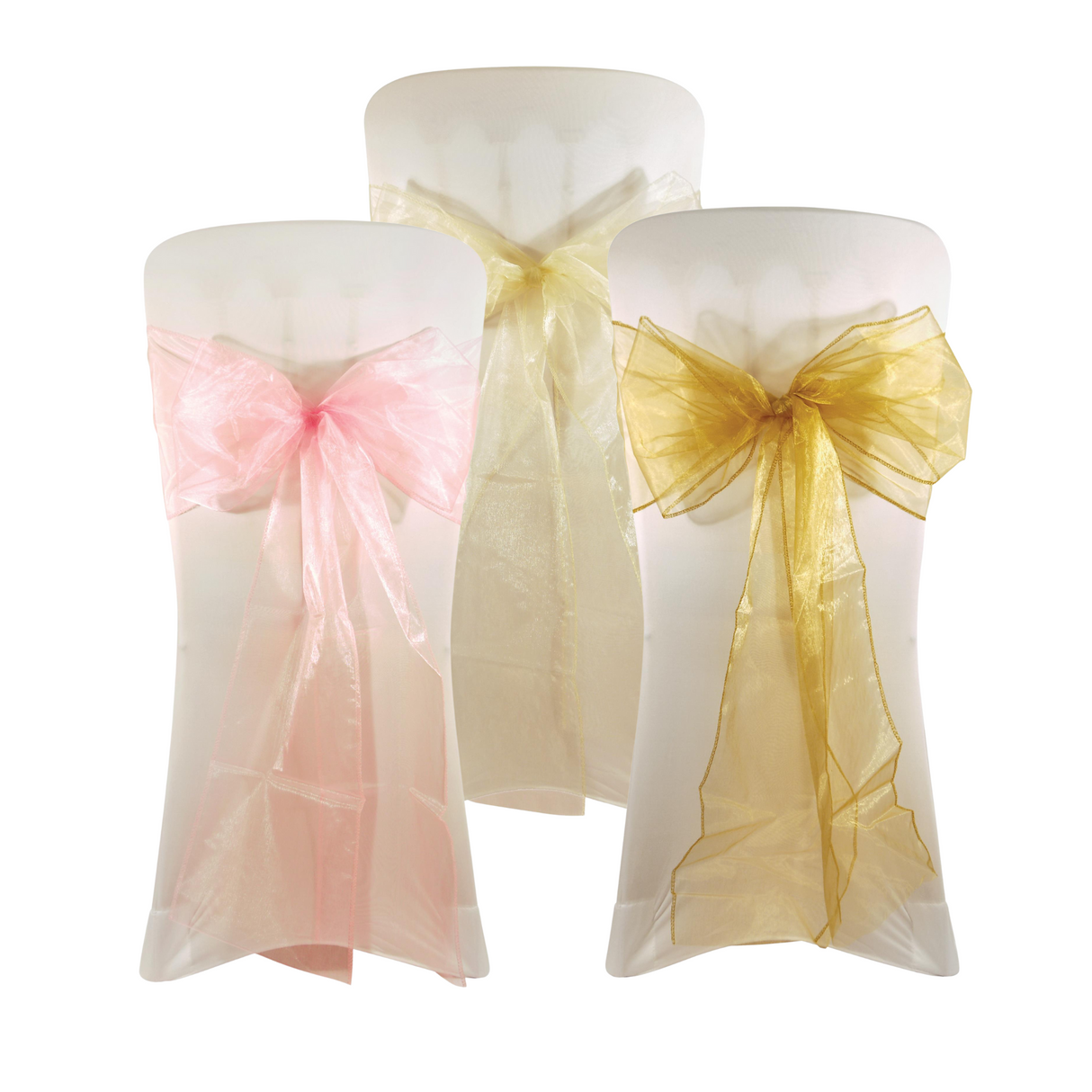 Organza Chair Bow 22cm x 3m