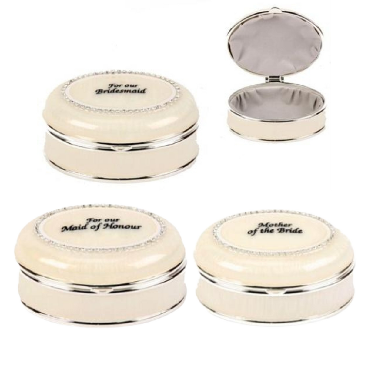 Juliana Wedding Party Trinket Box - For Our Maid of Honour Keepsake Gift