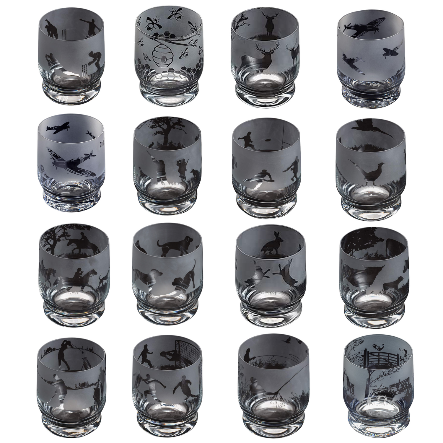 Dartington Aspect Tumbler Glass - Various Designs Sports & Hobbies