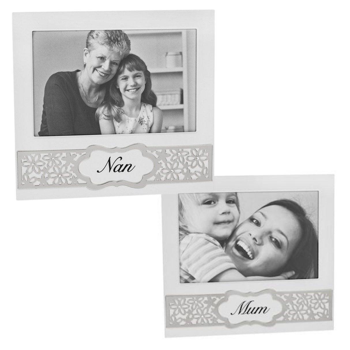 Daisy Flowers Sentiment Photo Frame 6" x 4" - Mum or Nan Design