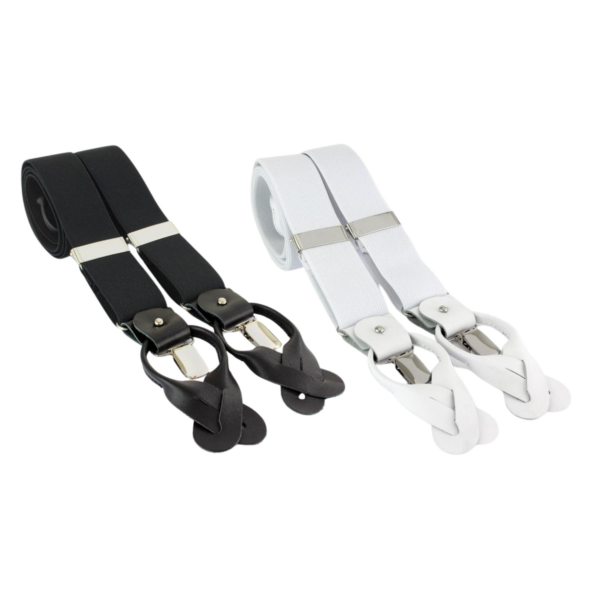 Men`s Braces One Size - Black or White