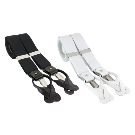 Men`s Braces One Size - Black or White
