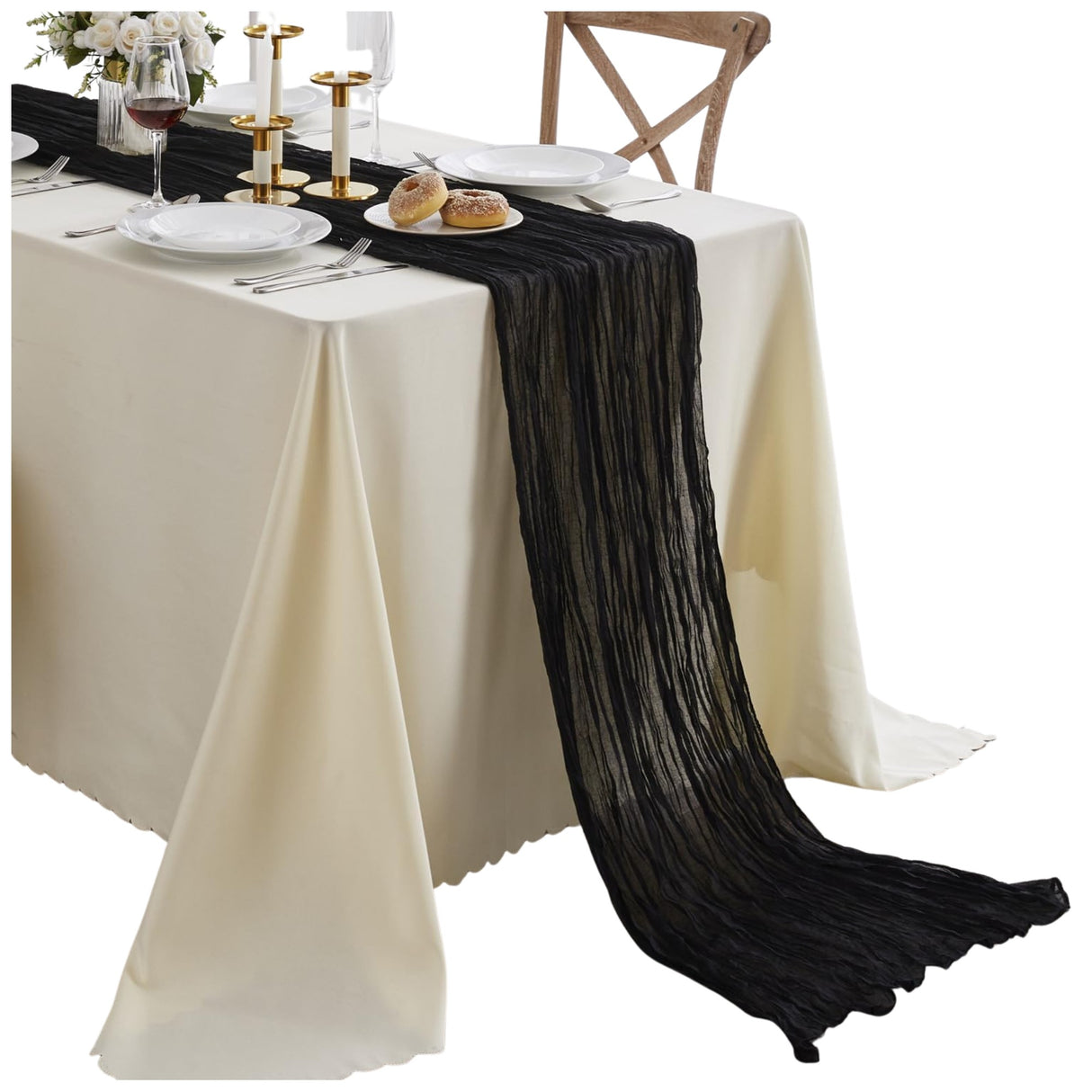 Cheesecloth Table Runner - Various Colours