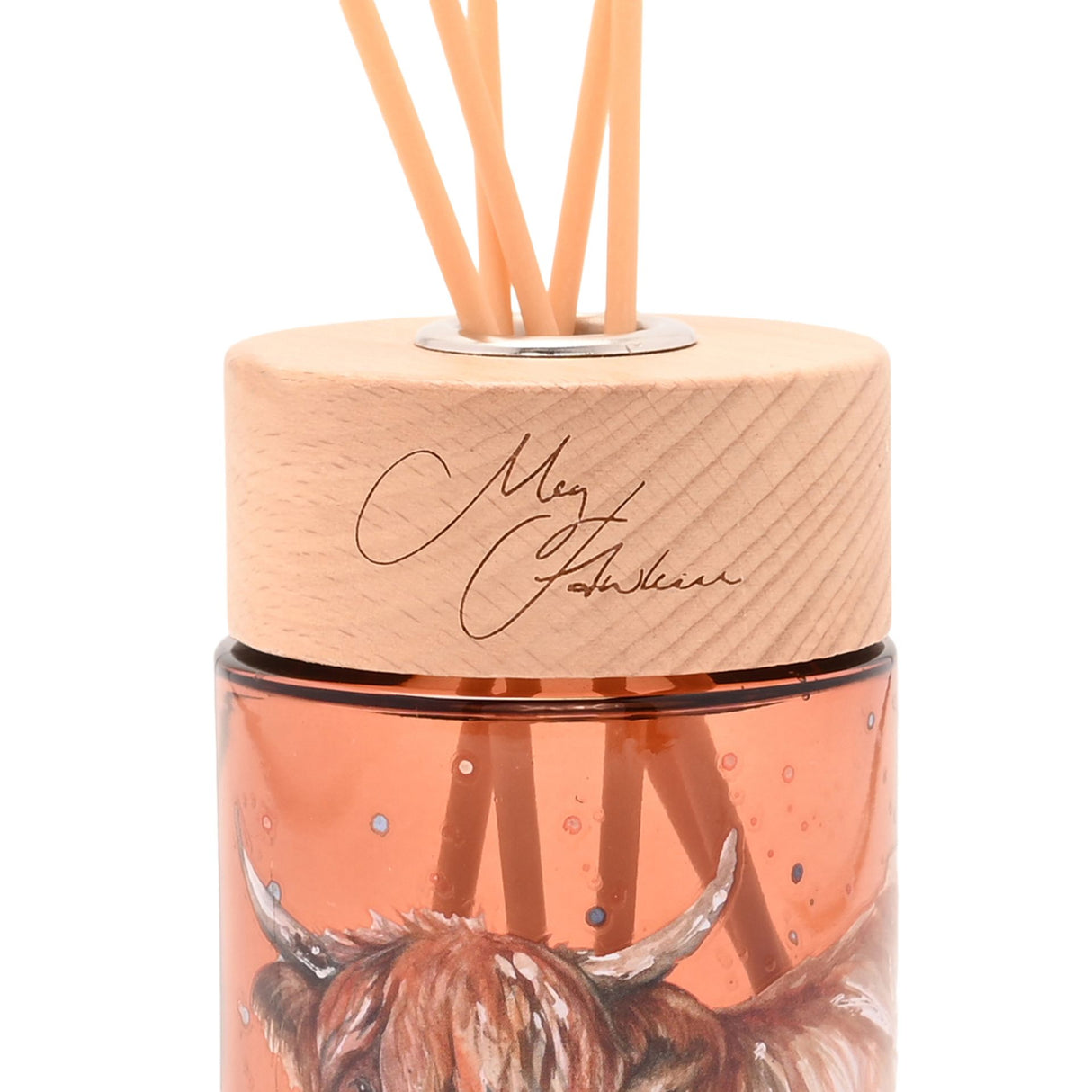 Meg Hawkins Highland Cow Reed Diffuser - Apple Orchard
