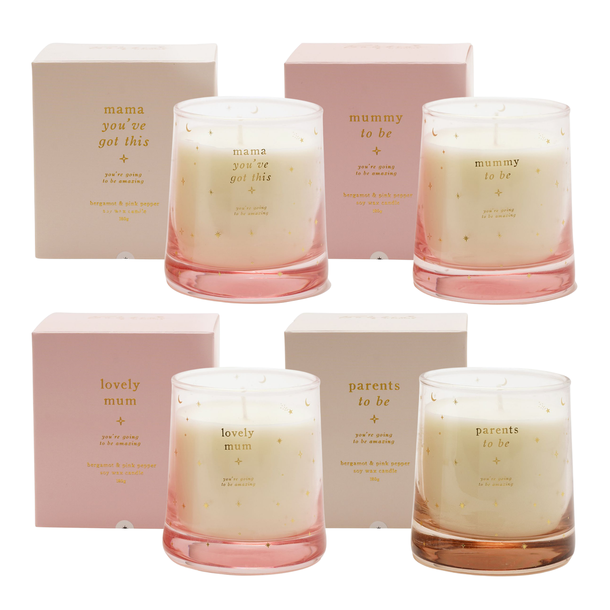 Bambino Sentiment Jar Candle - Various Mum Designs