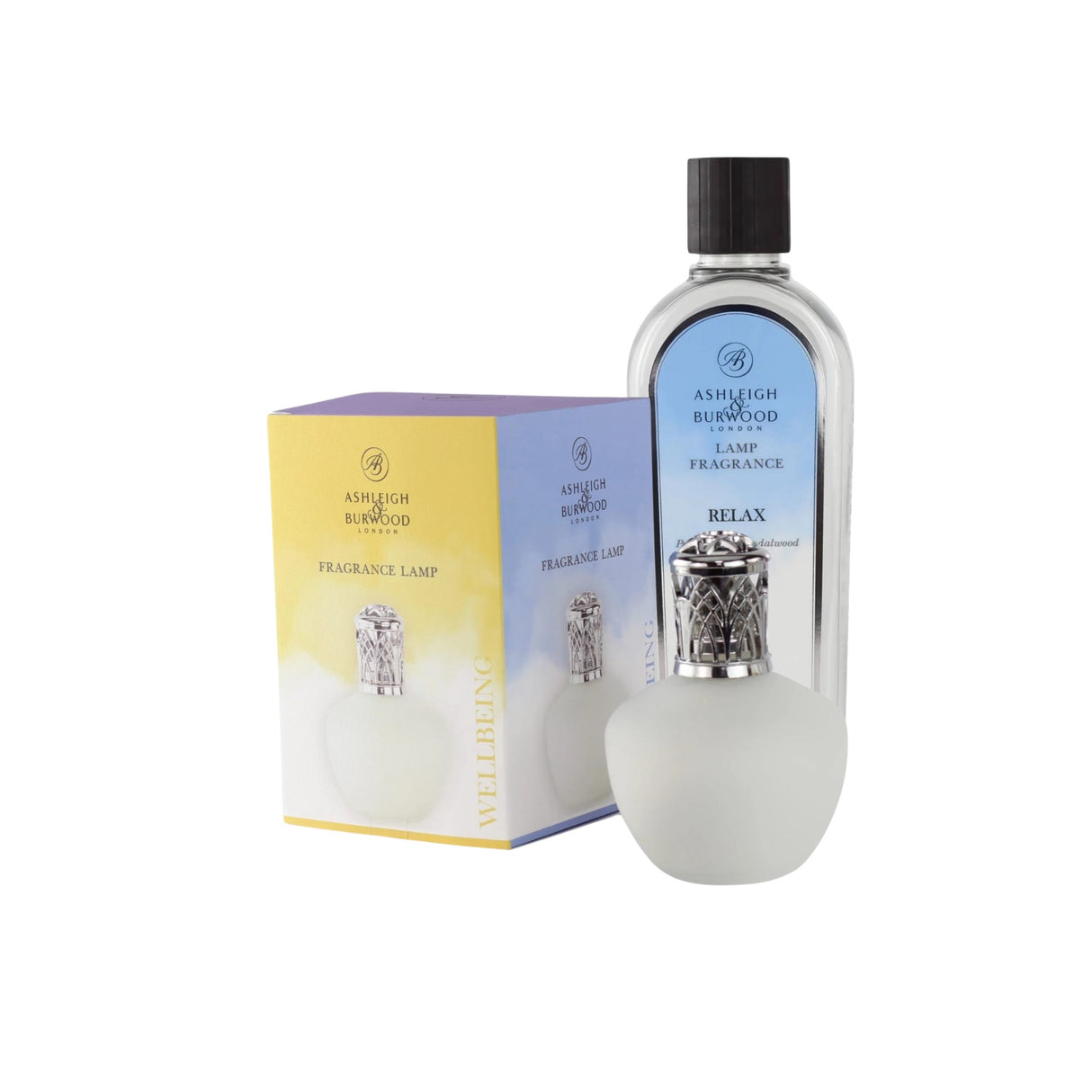 Ashleigh & Burwood Wellbeing Fragrance Lamp with 500ml Fragrance - Various