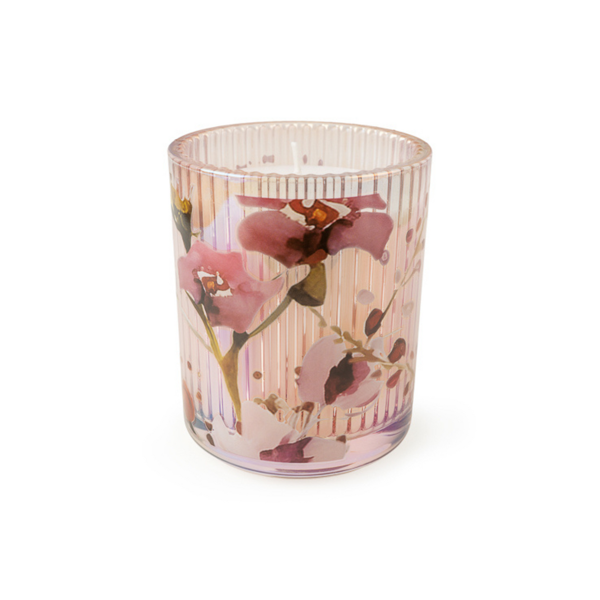 Candlelight Fresh Flowers Collection Ridged Candle - Various Fragrances