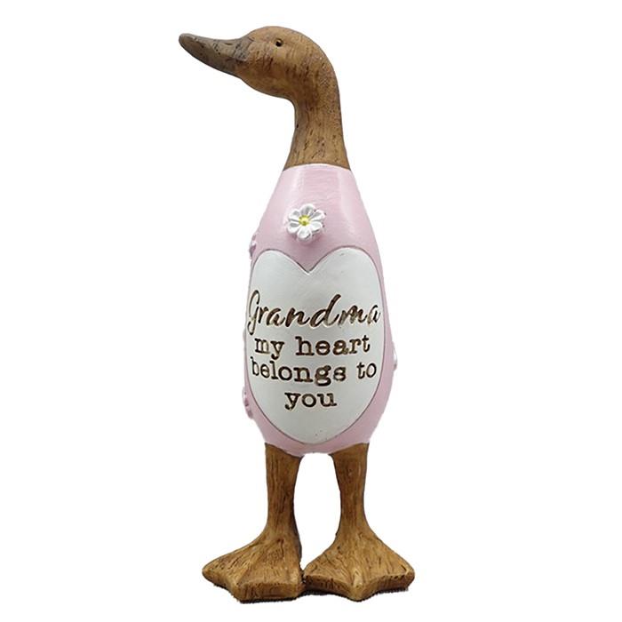Daisy Message Duck Figurine - Grandma
