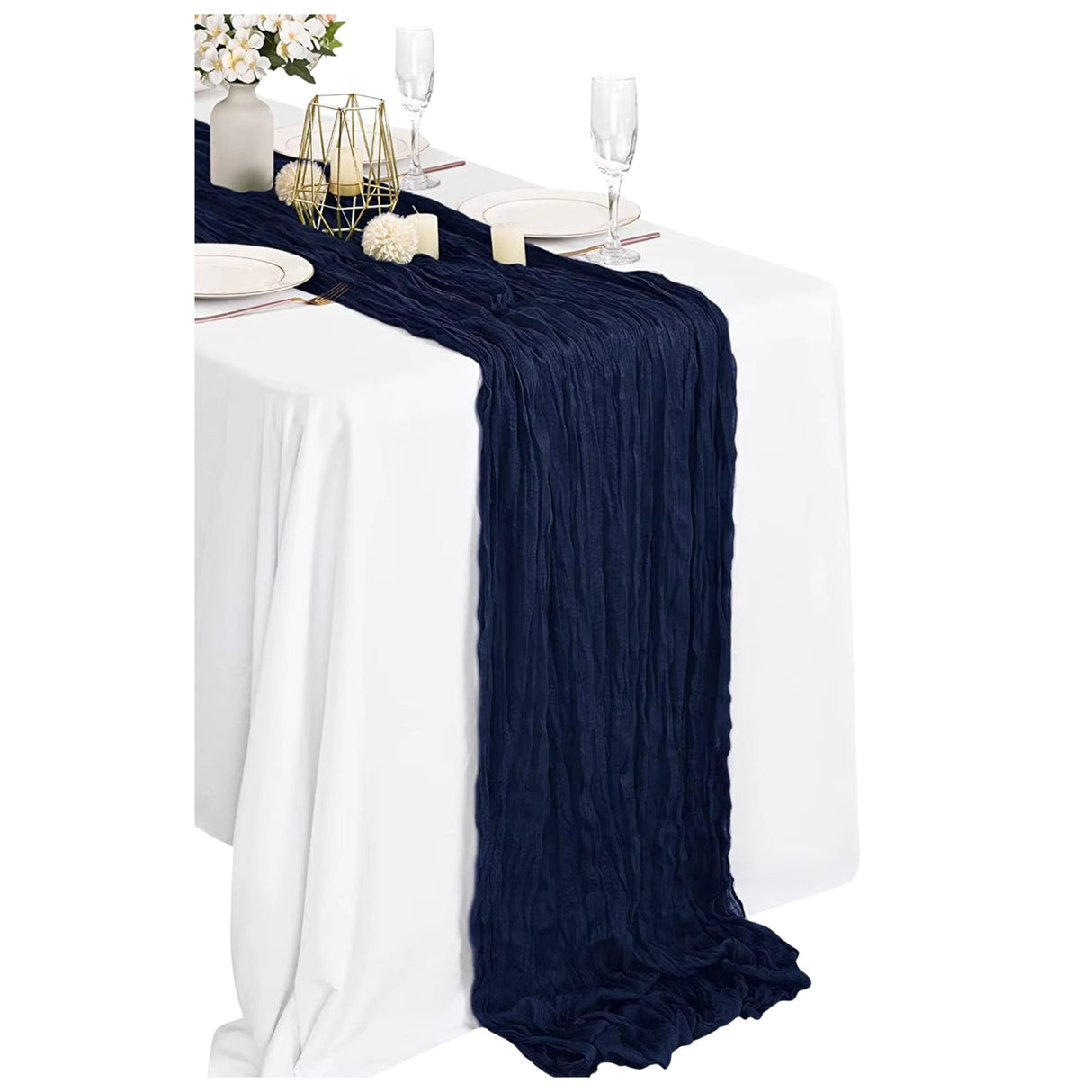 Cheesecloth Table Runner - Various Colours