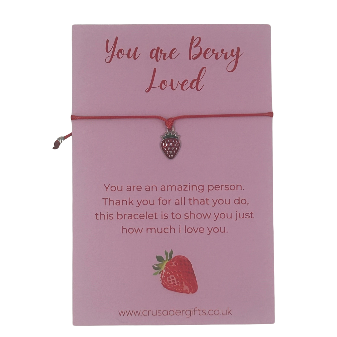 Woodside Home Living Keepsake Letterbox Bracelet - You are berry loved