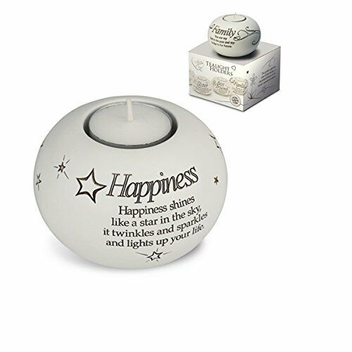tealight candle holder keepsake gift happiness
