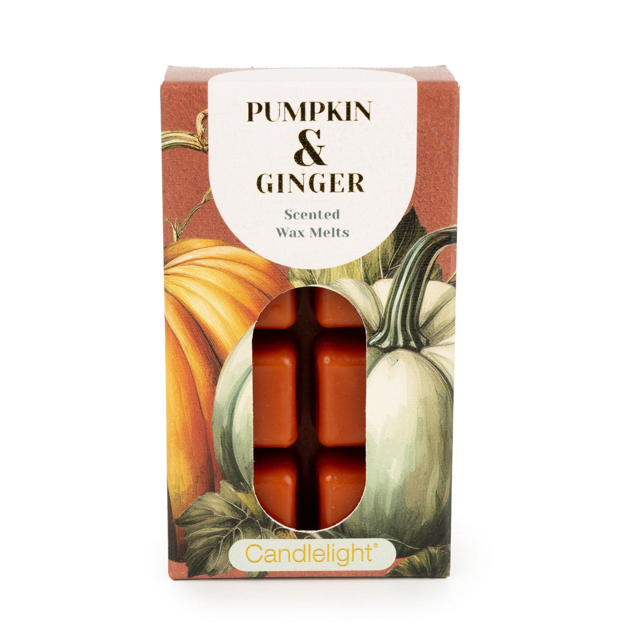 Candlelight 8 Pack Wax Melts pumpkin and ginger