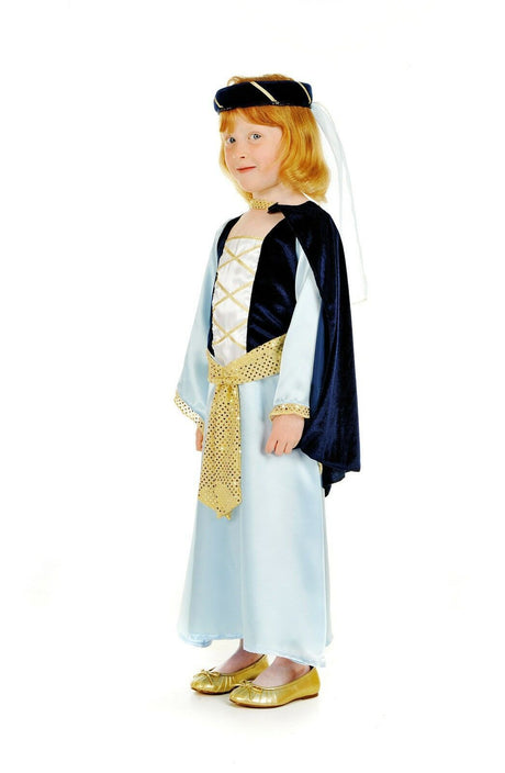Childs Blue Princess Fancy Dress Costume Age 5-7 Years
