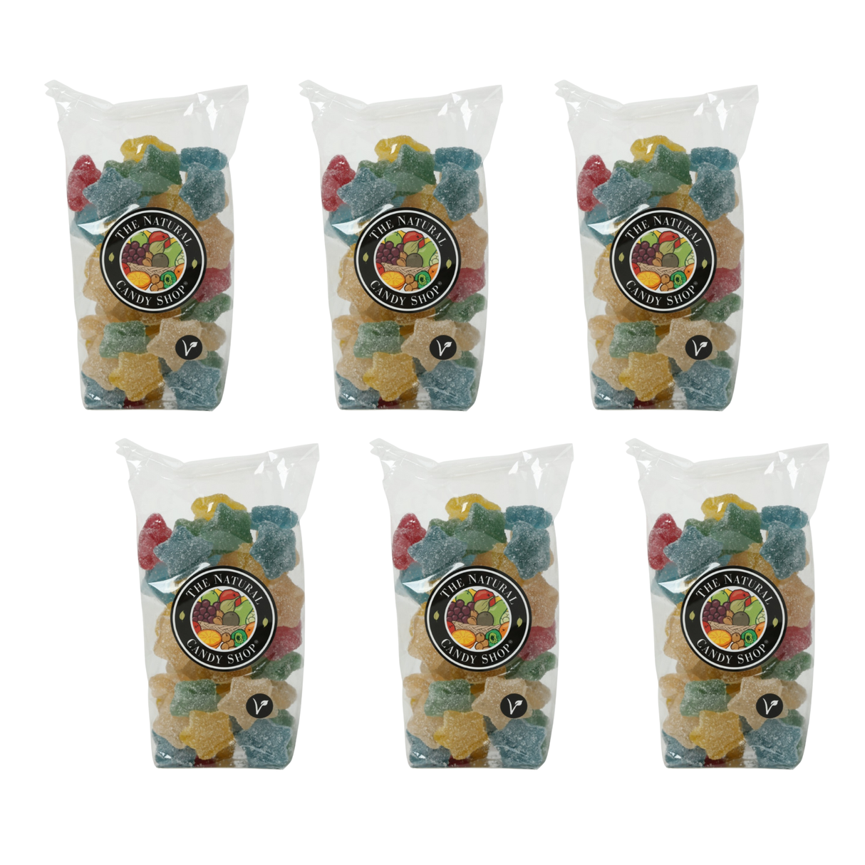 The Natural Candy Shop - Jelly Stars (6 Packs)