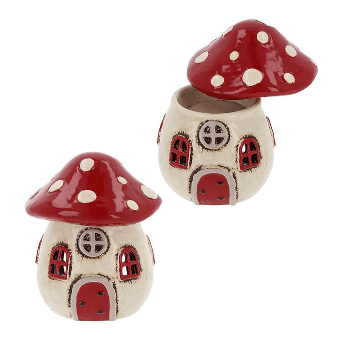 Village Pottery Toadstool House Wax Melt Warmer