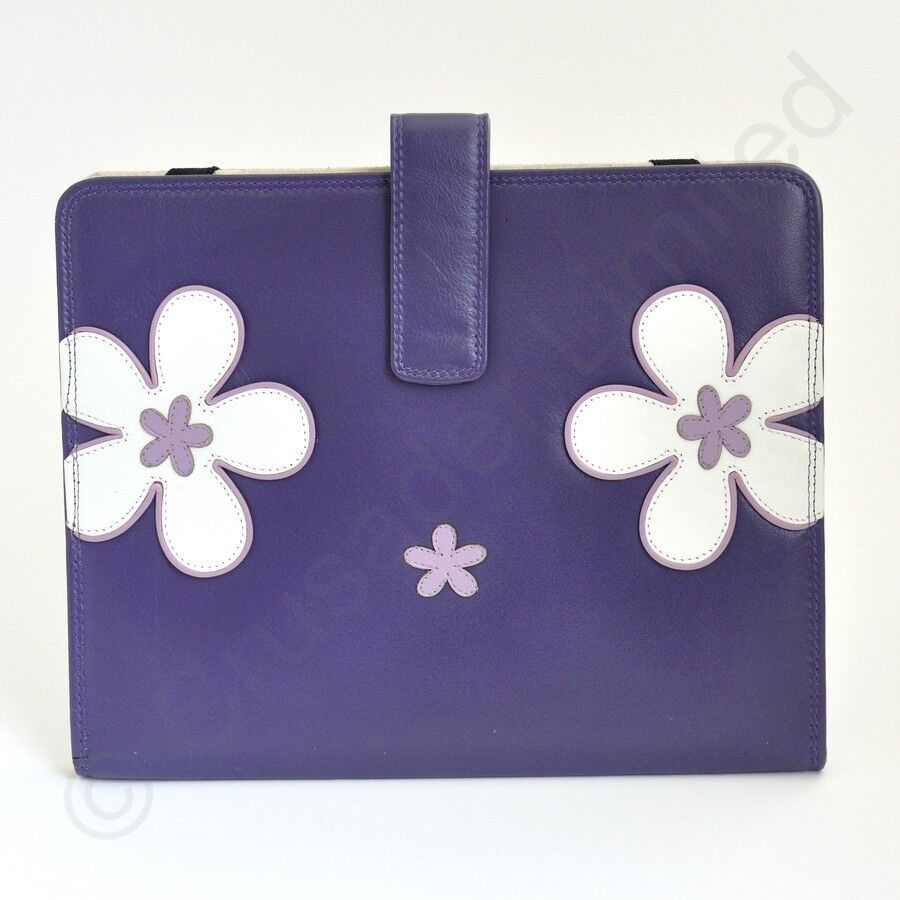 Mala Leather Universal Tablet Holders in Black or Purple