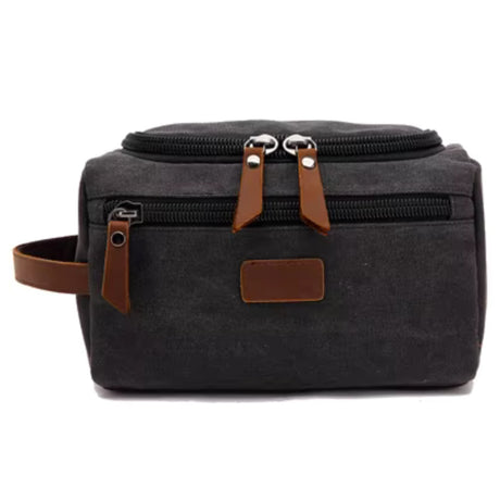 Woodside Home Living Travel Wash Bag - black