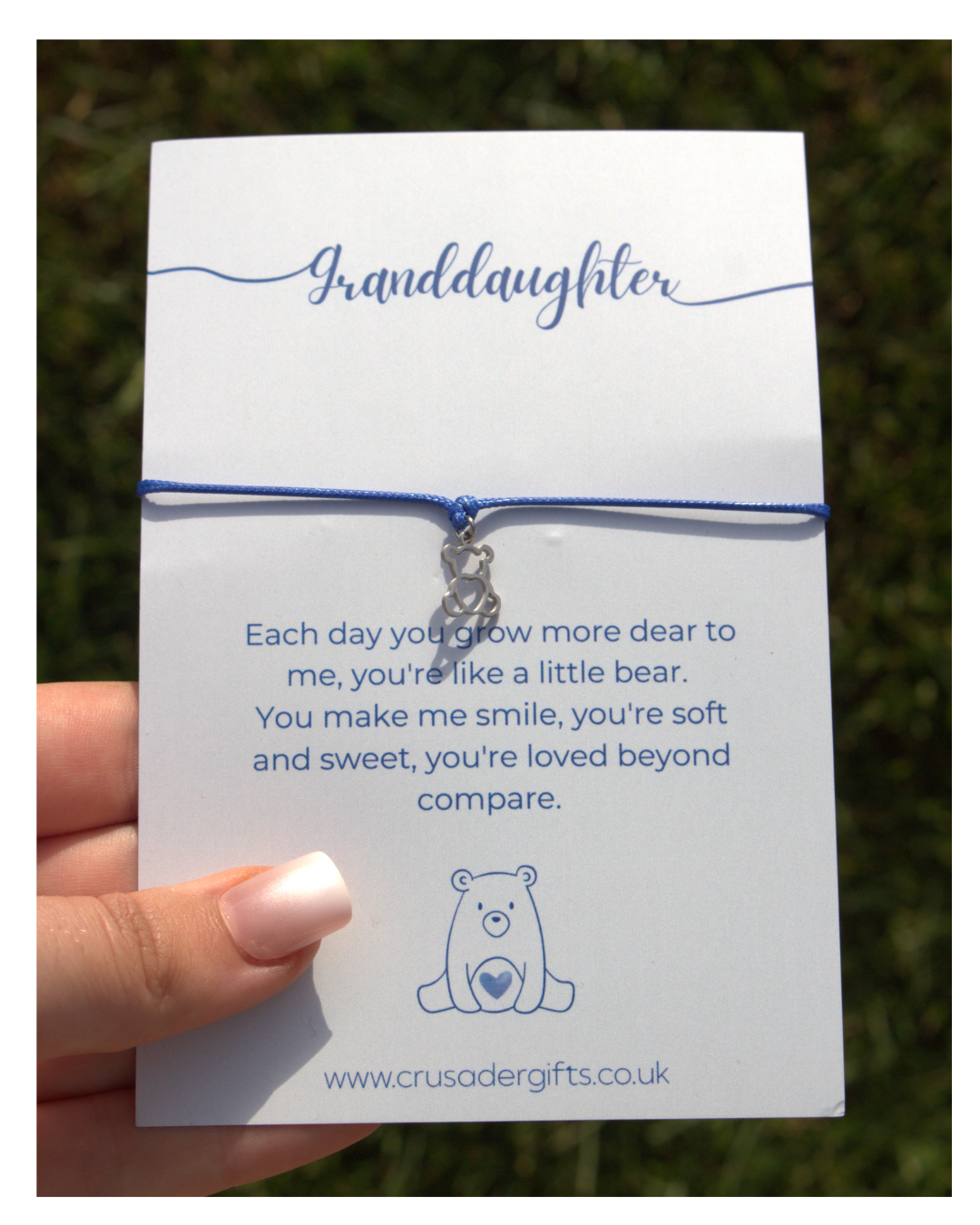 Granddaughter Keepsake Letterbox Bracelet