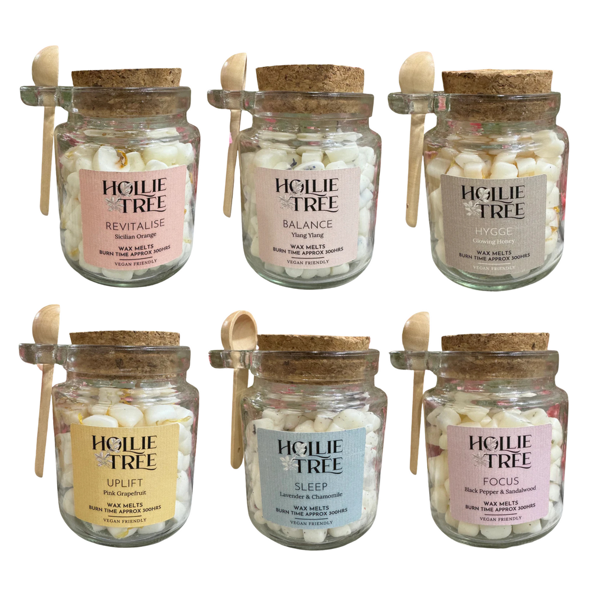 Hollie Tree Melting Pot Wax Melts Wellbeing Collection