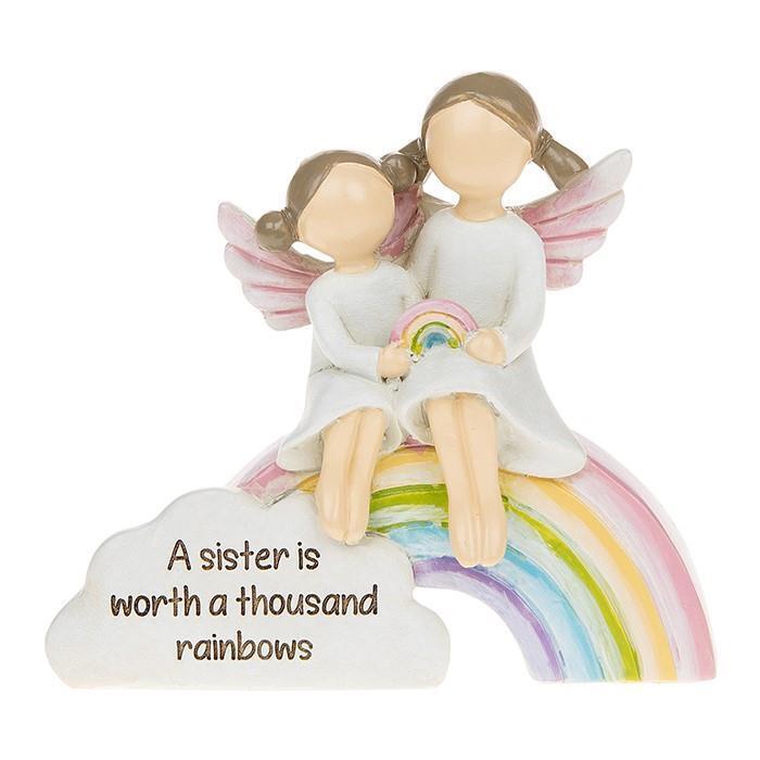 Rainbow Angel Figurine - Sister