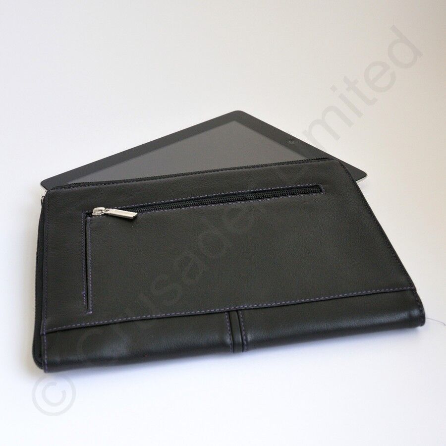 Mala Leather Universal Axis Tablet Case in Black or Dark Brown