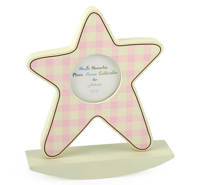 Juliana Magic Memories Star Photo Frame 2.5" x 2.5" - Baby Boy Or Baby Girl