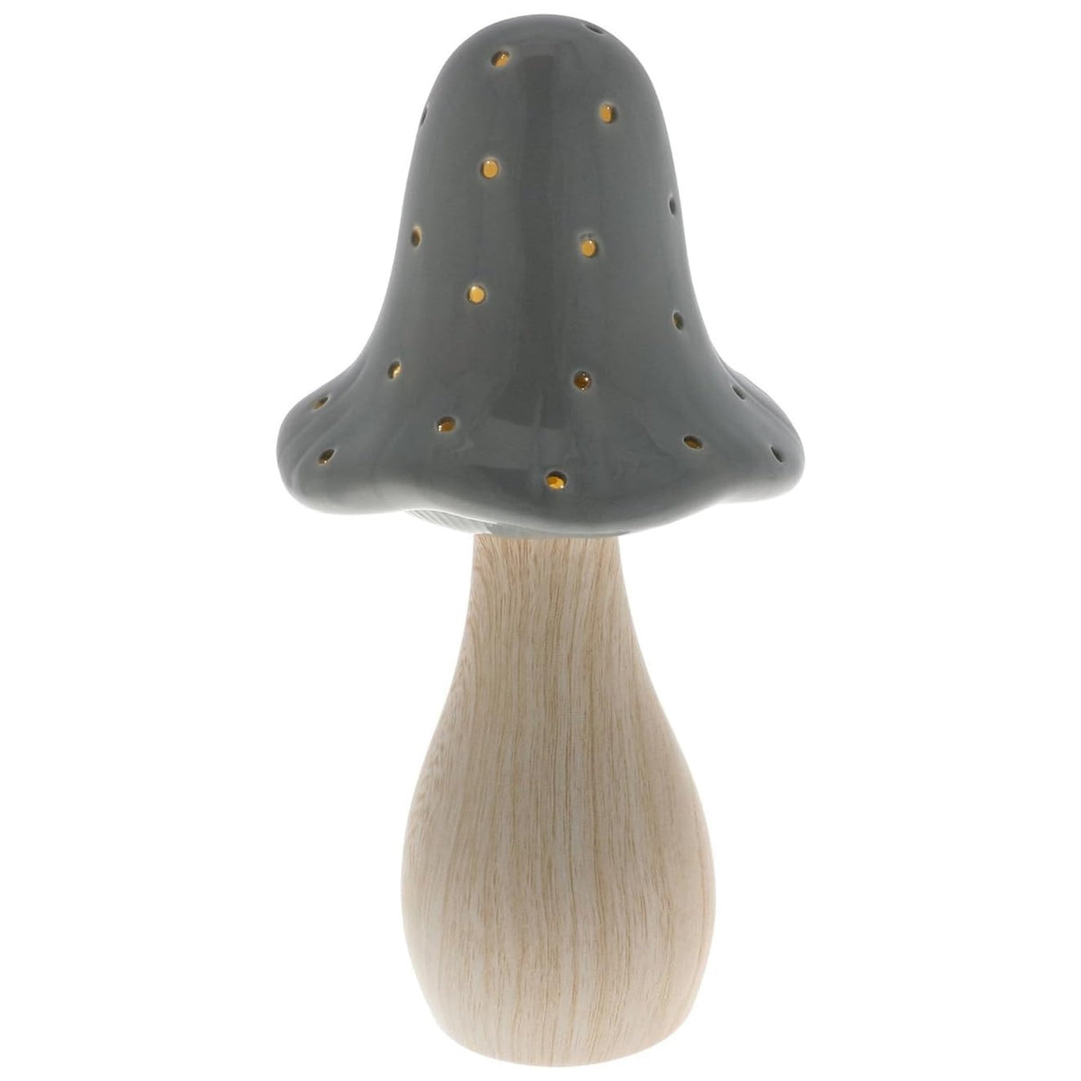 Mushroom Glow Lamp - Grey (Large)