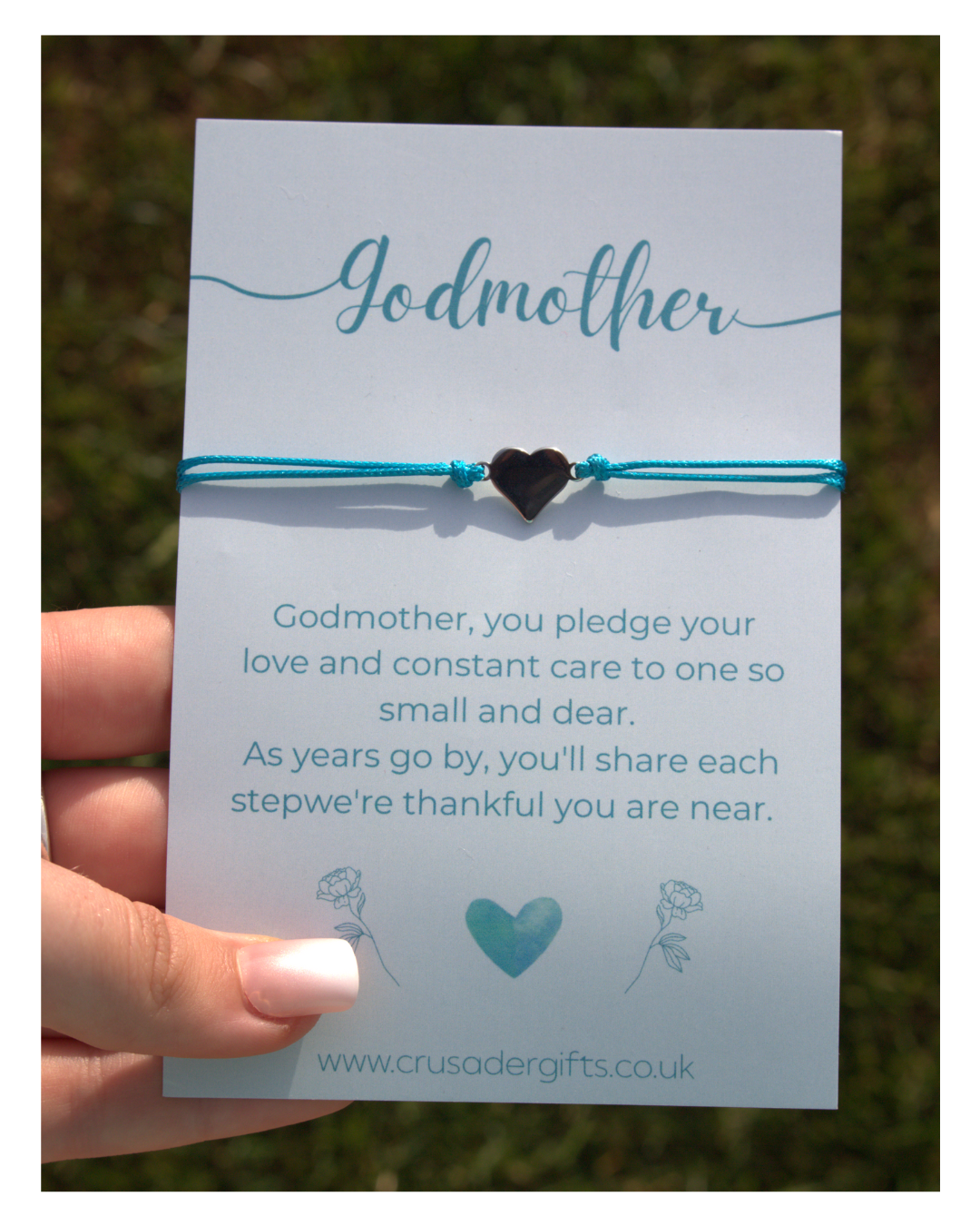 Woodside Home Living - Godmother Keepsake Letterbox Bracelet
