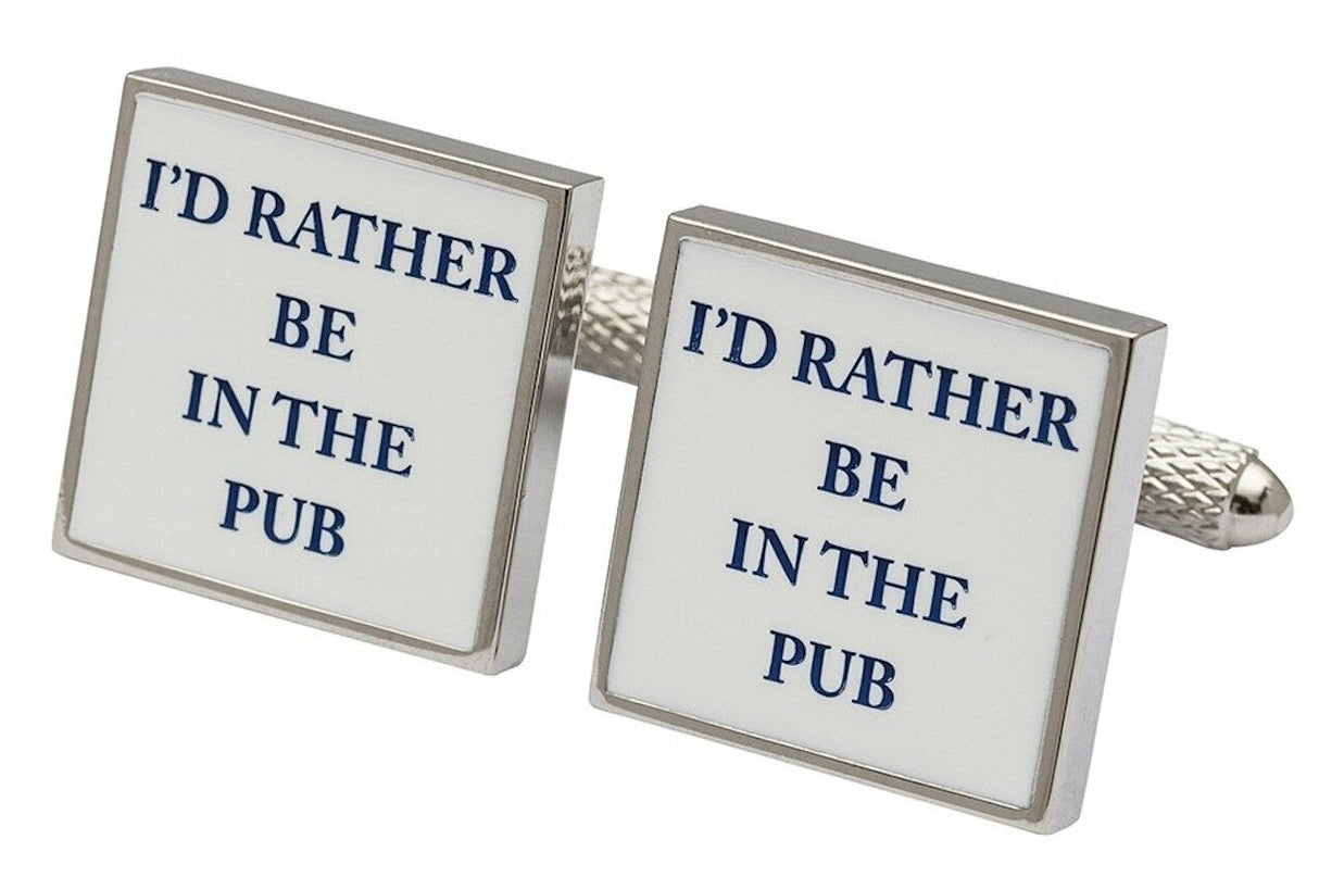 In the Pub Cufflinks 3 Pair Gift Set