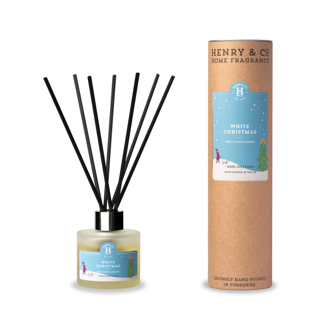 Henry & Co Reed Diffuser - white christmas
