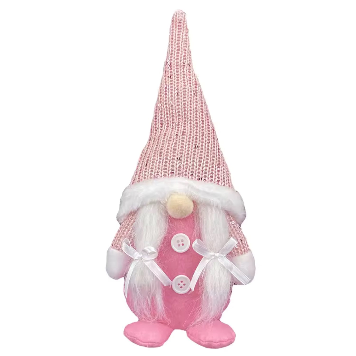 Woodside Home Living Gonk Christmas Decoration pink