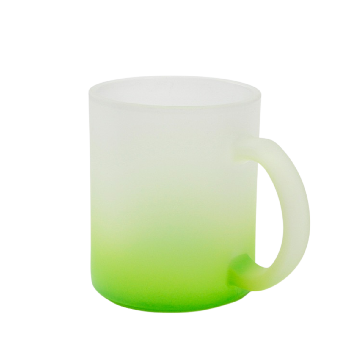 Frosted Glass Gradient Mugs 11oz - Various Colours