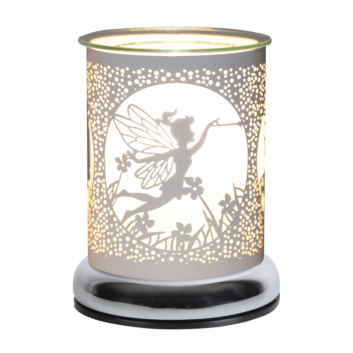 Aroma Electric Wax Melt Burner Touch - White & Gold Fairy