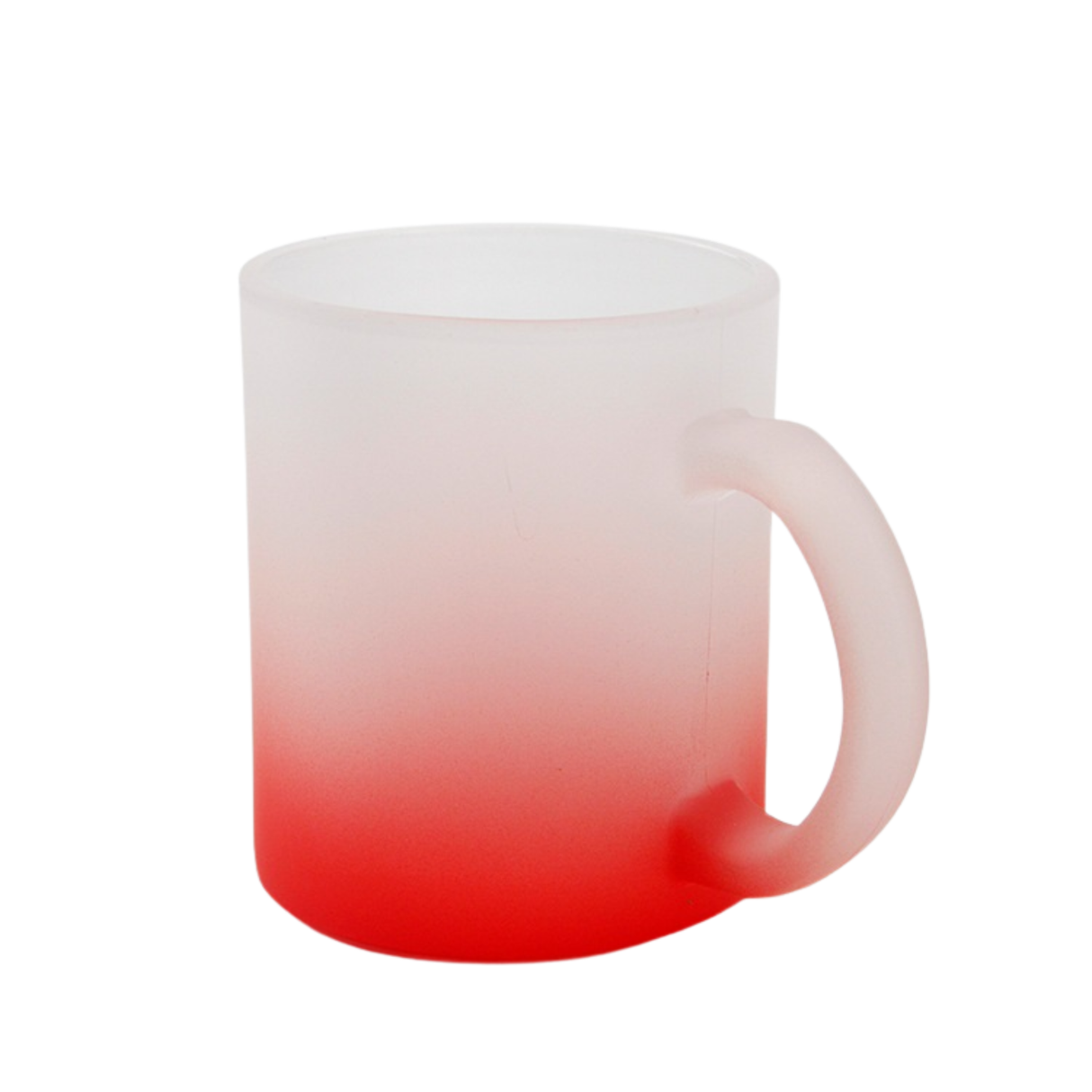 Frosted Glass Gradient Mugs 11oz - Various Colours