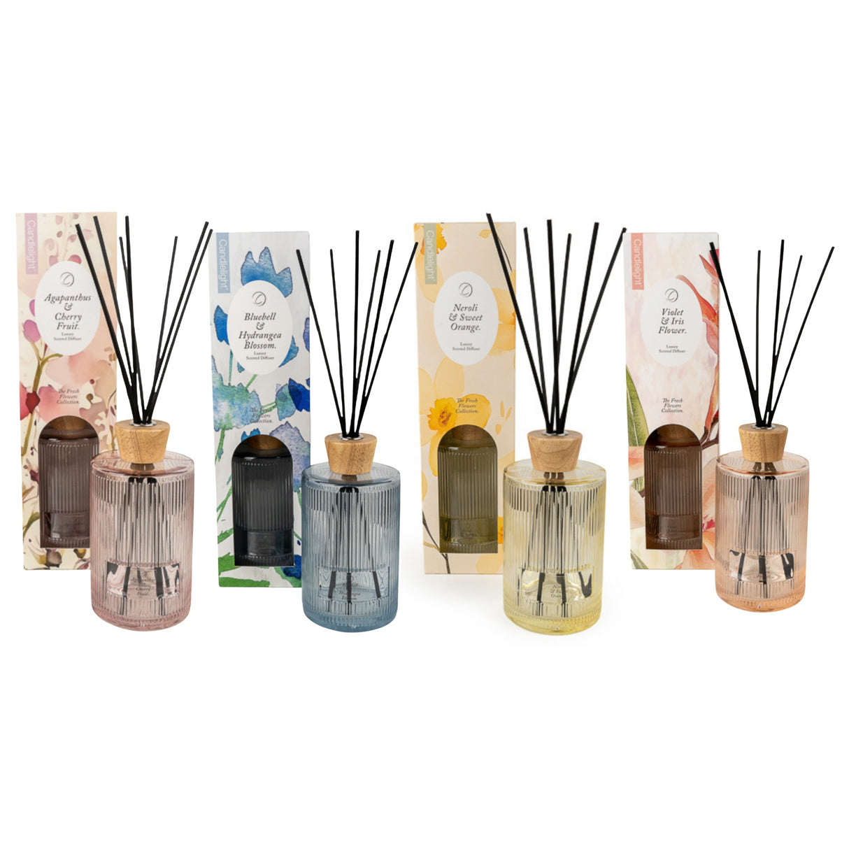 Candlelight Fresh Flowers Collection Reed Diffuser 1 Litre - Various Fragrances