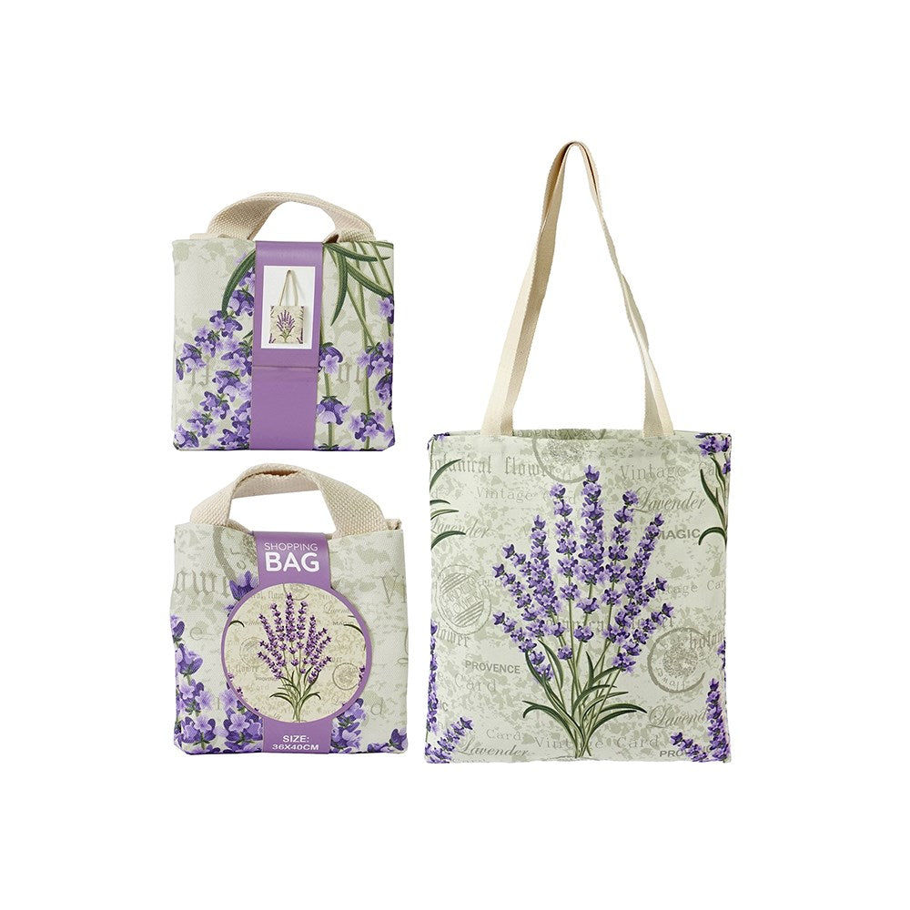 Floral Totes Bag - Lavender