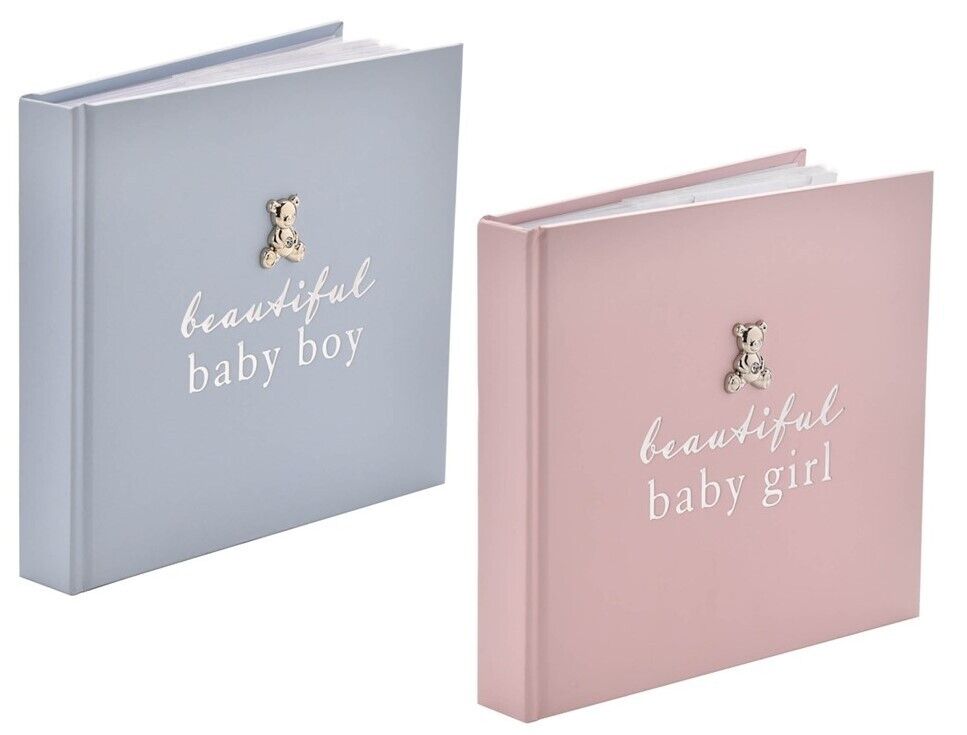 Bambino Photo Album Holds 50 4" x 6" Prints - Beautiful Baby Boy or Girl
