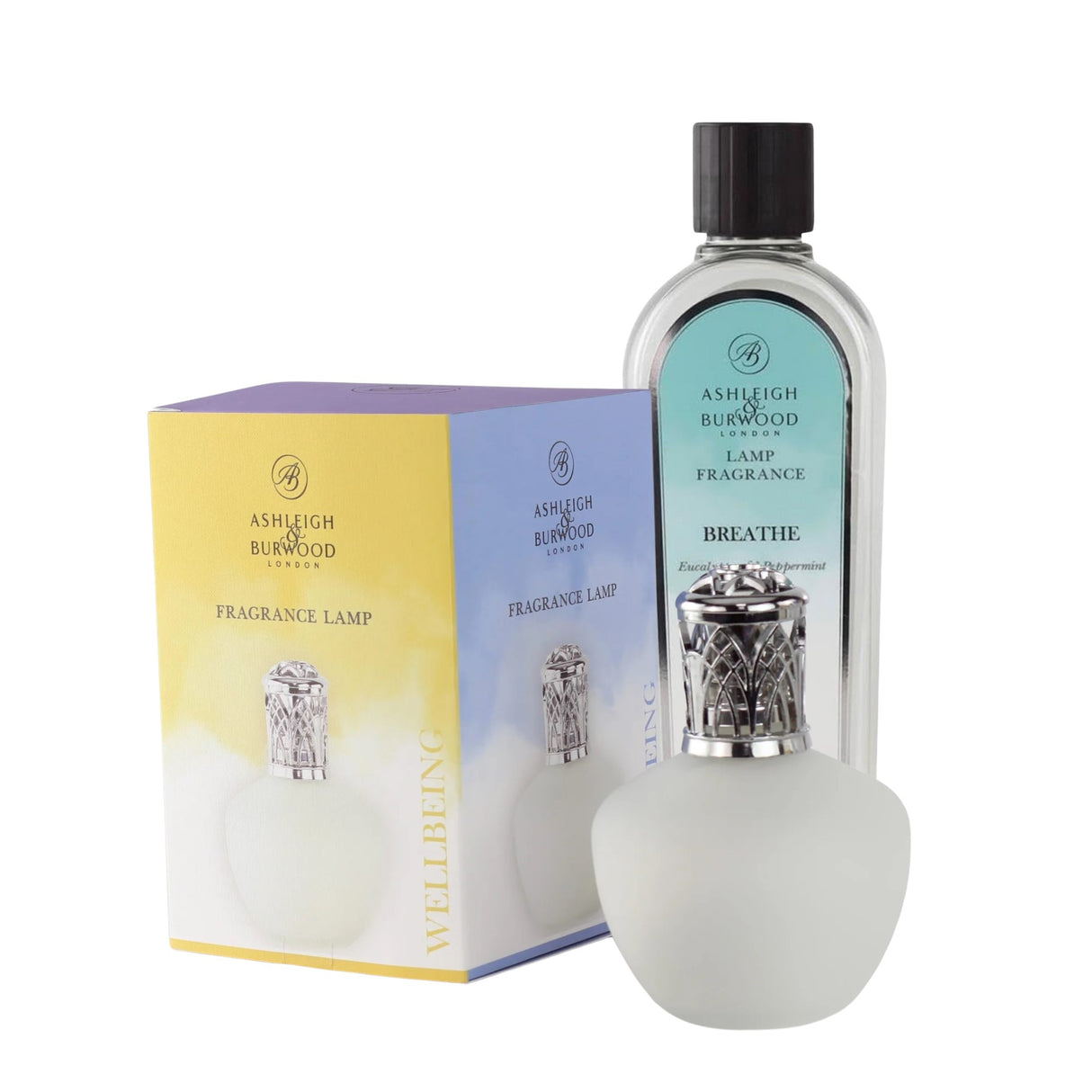 Ashleigh & Burwood Wellbeing Fragrance Lamp with 500ml Fragrance - Various
