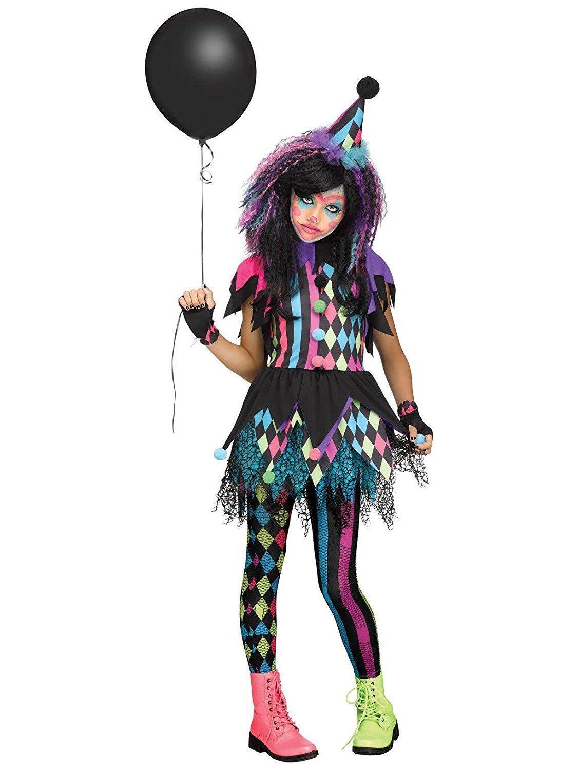 Childs Twisted Circus Fancy Dress Costume Age 8-10 Years