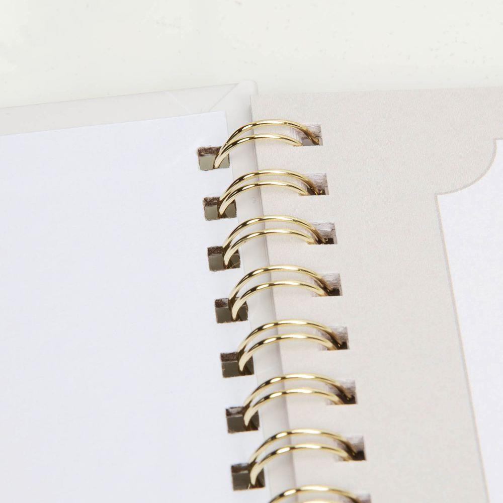Amore Ring Bound Wedding Journal - Our Wedding Journey