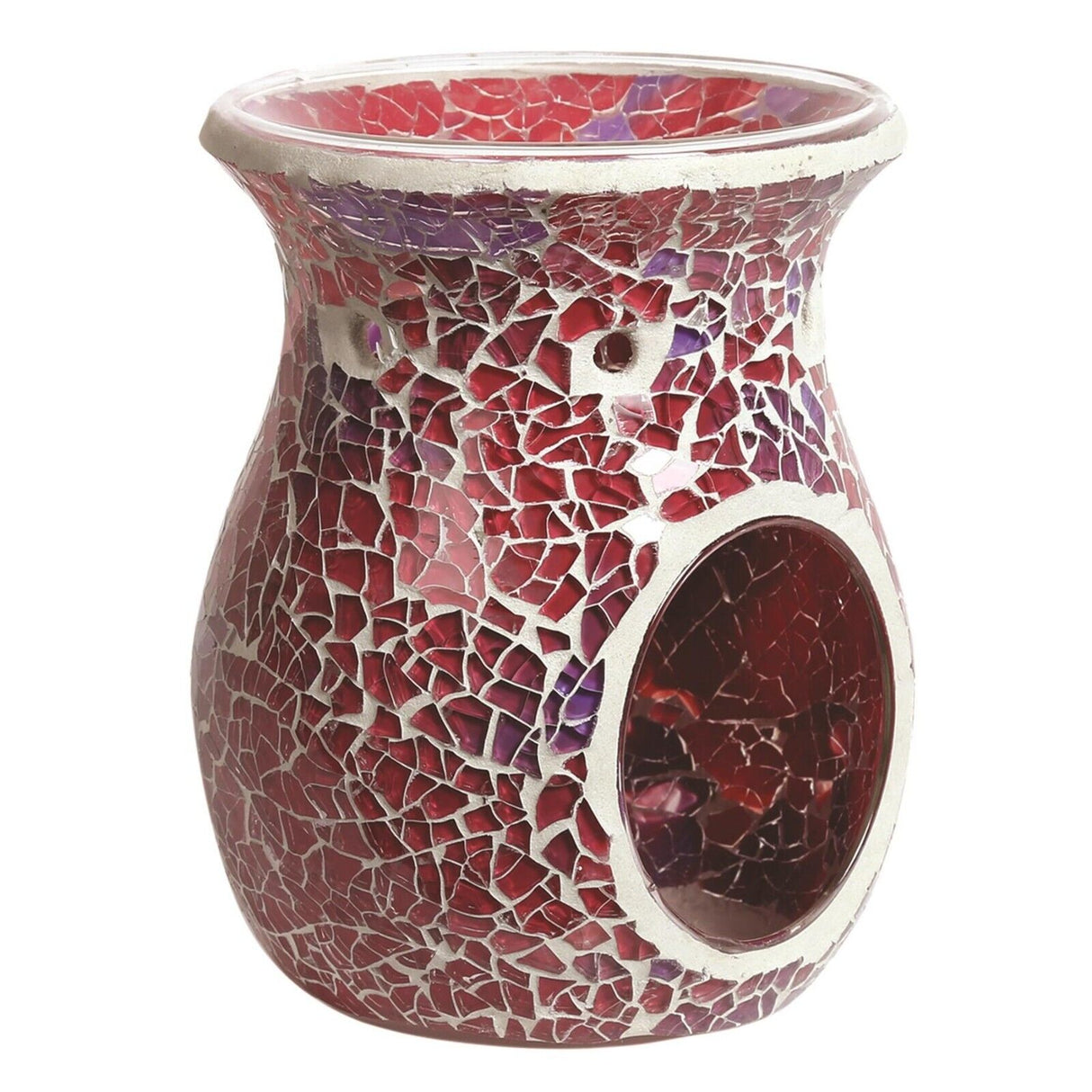 Aroma Wax Melt Burner Crackle crimson