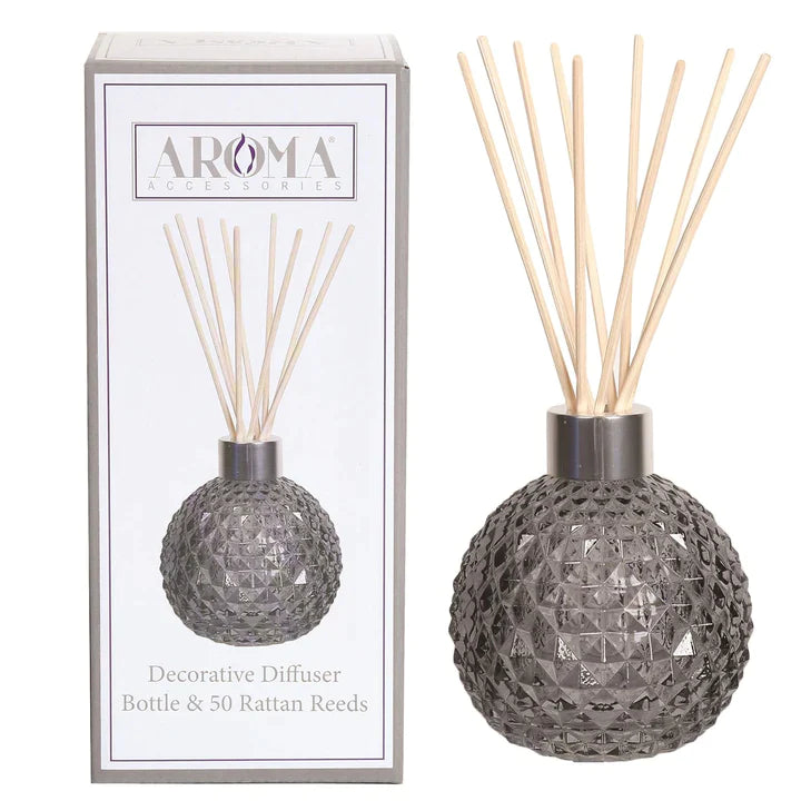 grey reed diffuser vase