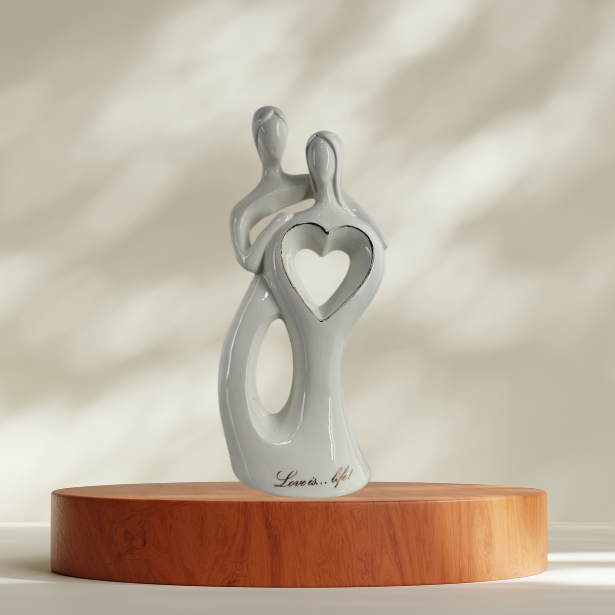 Love is Life Porcelain Cake Topper/Figurine