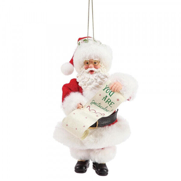 Possible Dreams Santa Hanging Ornament - You are Spectacular