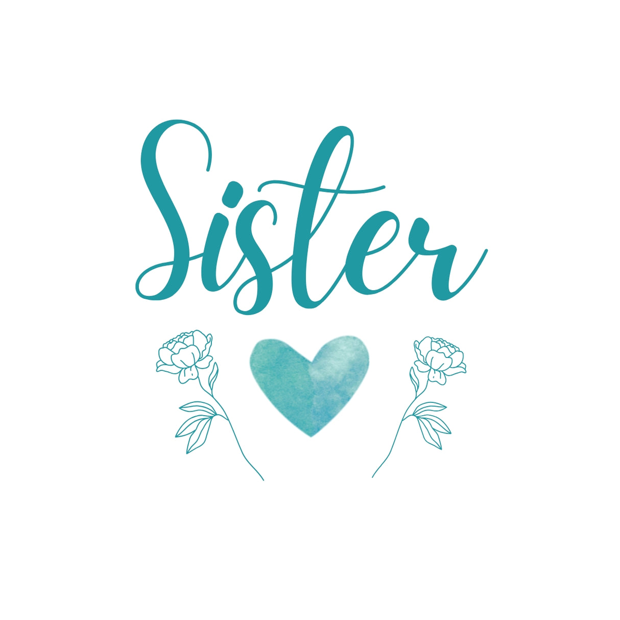 Heart & Flowers Mug & Coaster Sets - Teal