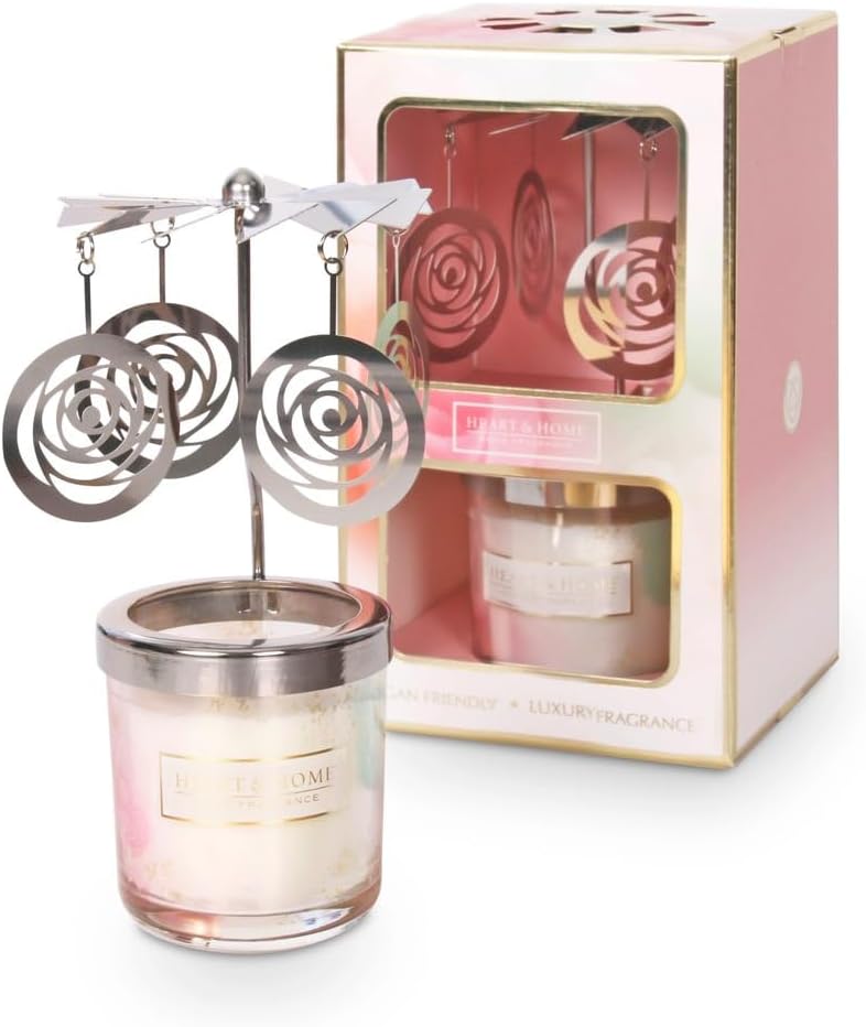 Heart & Home Gift Set Mini Candle & Carousel - With Love