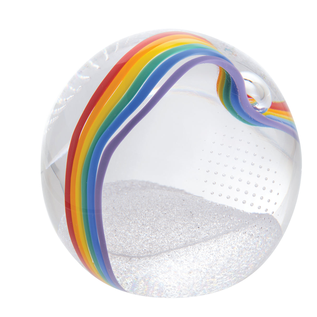 Caithness Glass Paperweight Wonderful World - Chasing Rainbows
