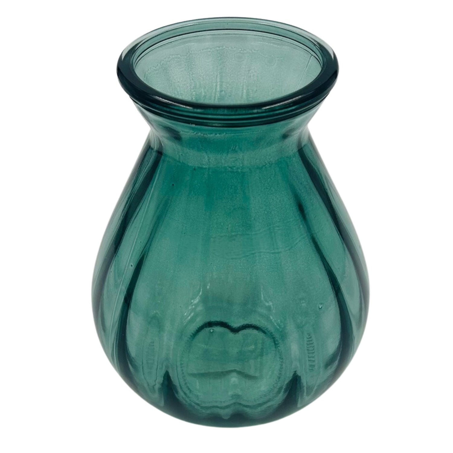 Pale Glass Medium Flute Vase - Set of 3