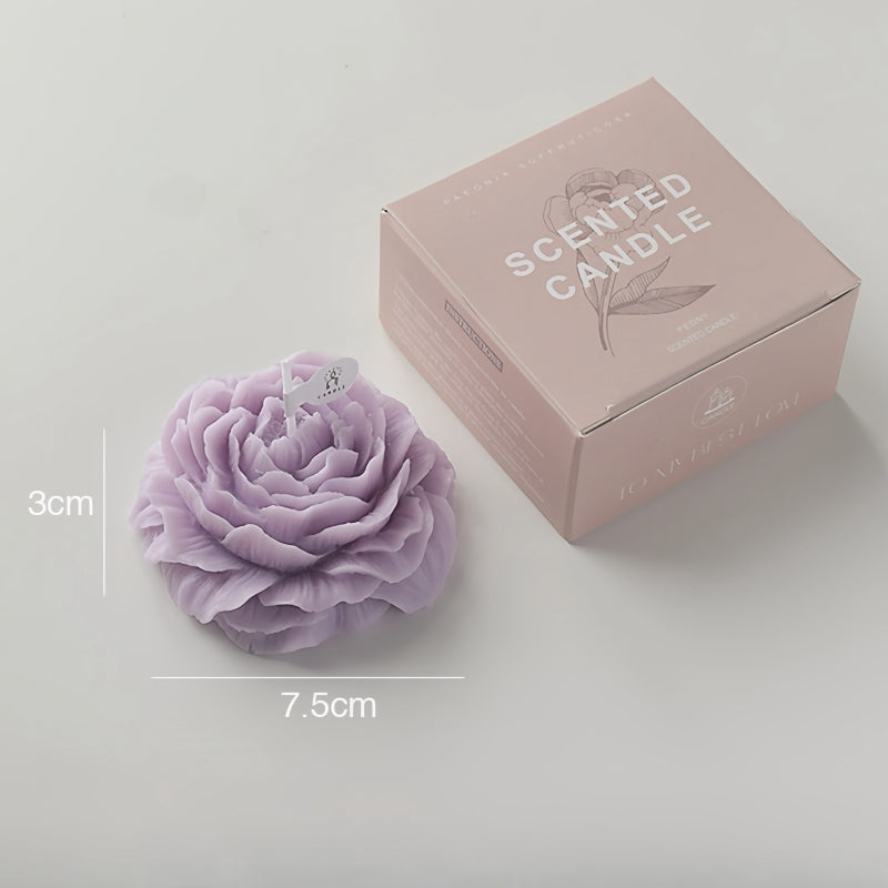 Peony Flower Scented Candles