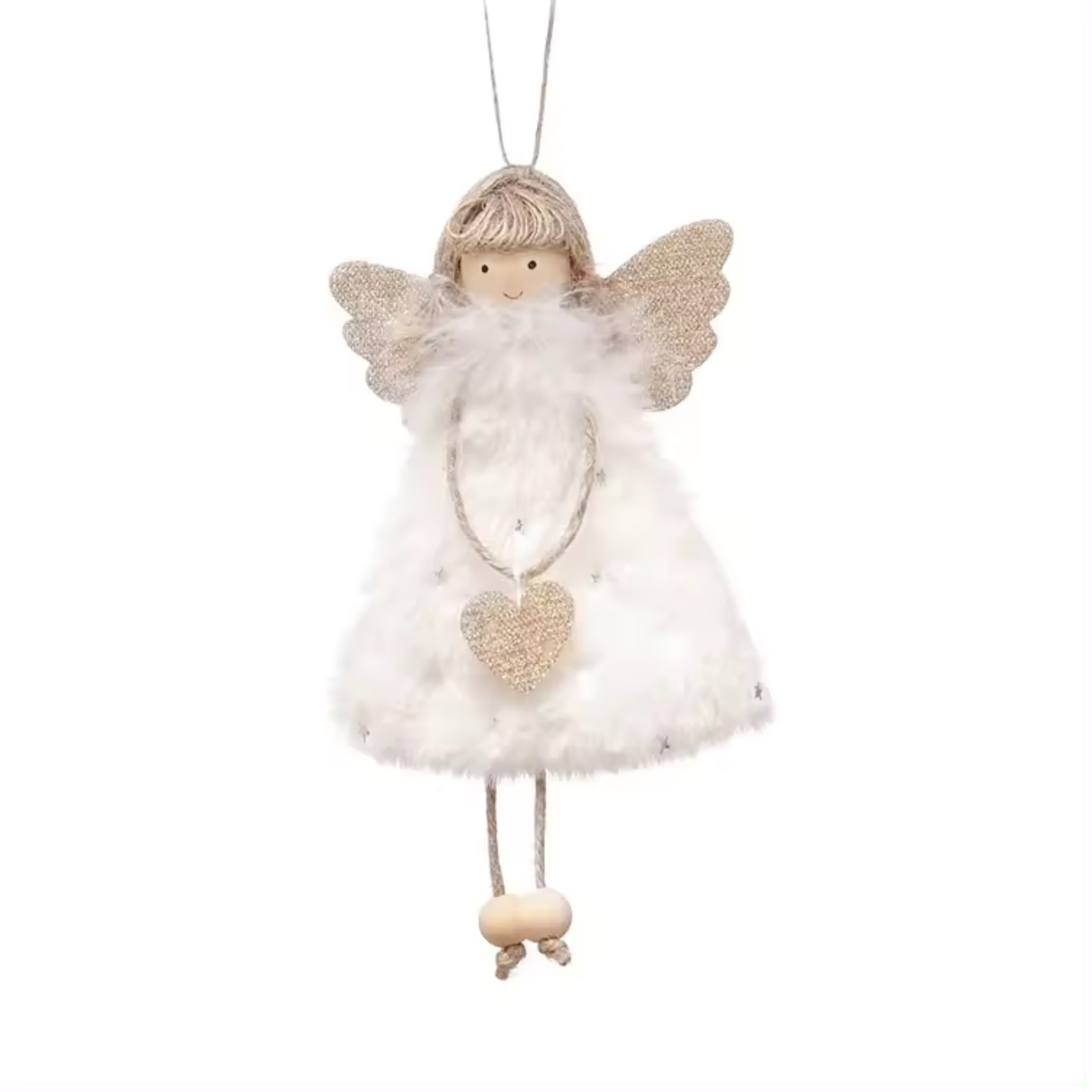 Christmas Tree Hanging Decoration Angel white